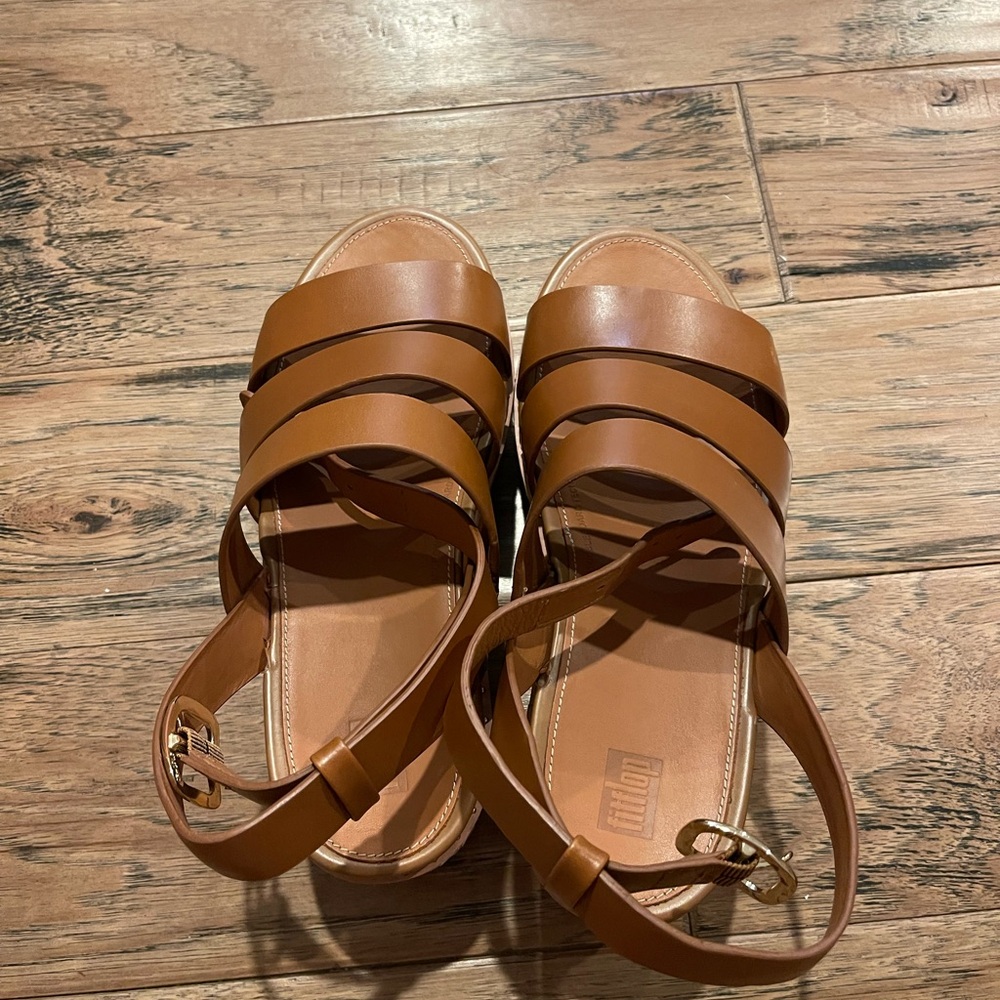 Fitflop Brown Platform Espadrilles - Picture 2 of 3